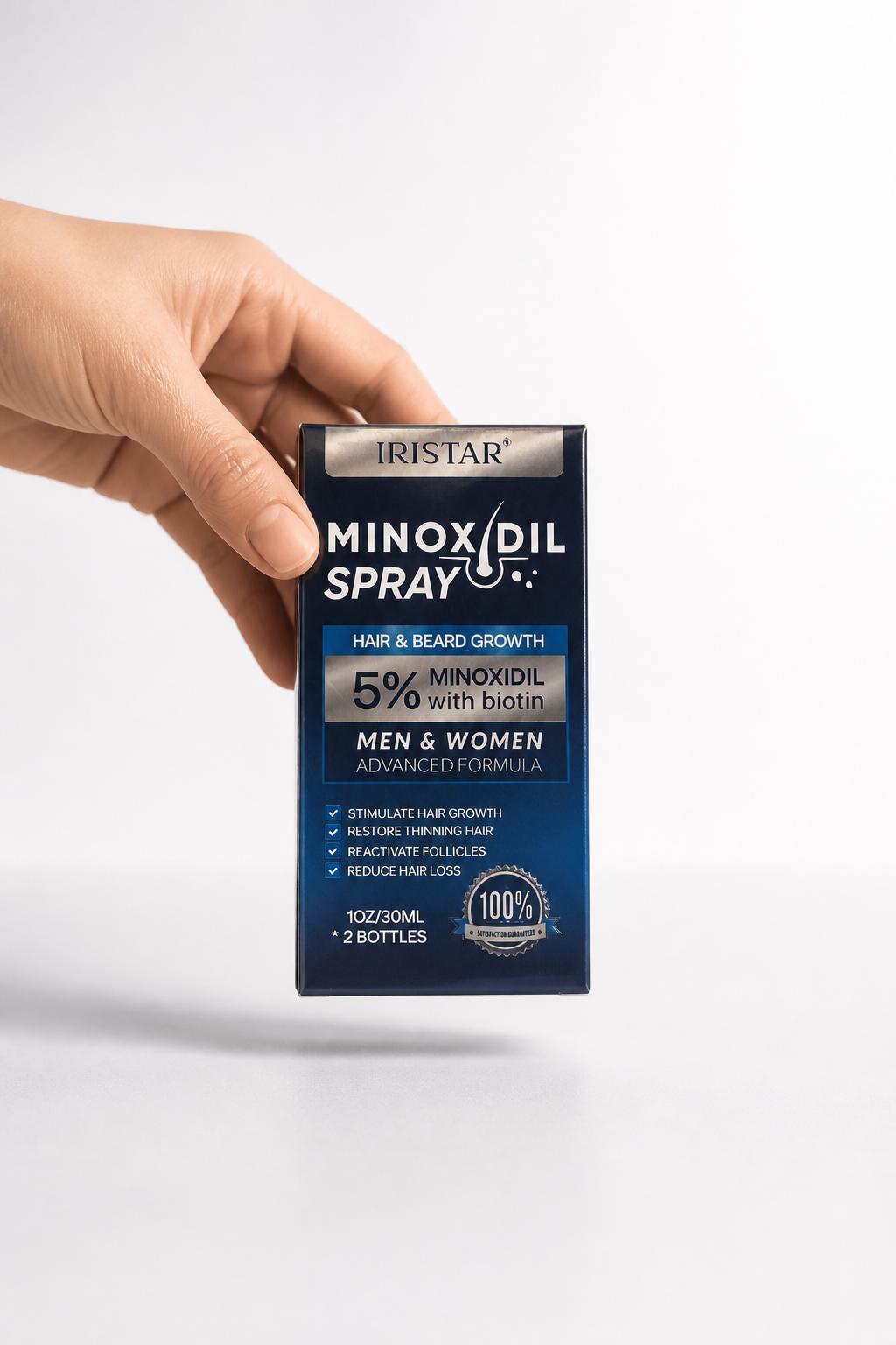 a1 (1) IRISTAR Minoxidil Spray 5% with Biotin - Image 1